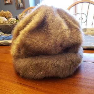 Faux Fur Hat Vintage